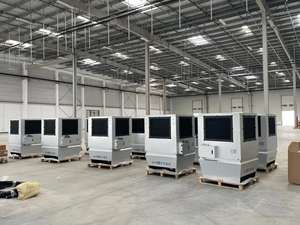 Unité de traitement d'<span class=keywords><strong>air</strong></span> industrielle sans conduit AirTS, moteur AC 380V, pompe à chaleur refroidisseur d'eau, modèle Airts-K <span class=keywords><strong>Low</strong></span> pour entrepôt, montage au plafond - Product Image 3