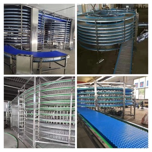 Equipo de Congelación Rápida a Baja Temperatura para Procesamiento de Alimentos, Vegetales, Frutas, Maíz, Guisantes y Frijoles, Congelador Espiral IQF - Product Image 4