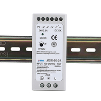 MDR-60 60W AC 100-240V à DC 5V 12V 24V 48V Din Rail alimentation à découpage SMPS MDR-60-5 MDR-60-12 MDR-60-24 MDR-60-48