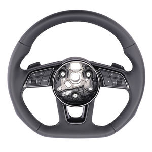 Volant personnalisé en cuir pleine fleur <span class=keywords><strong>S</strong></span> <span class=keywords><strong>Line</strong></span> pour <span class=keywords><strong>Audi</strong></span> S4 B6 S6 A3 A6 2016 S1 <span class=keywords><strong>Q5</strong></span> 8r - Product Image 1