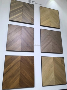 Elegante Suelo de Parqué de Roble Nogal Moderno, Suelo de Madera de Ingeniería Multicapa de Lujo para Interiores, con Recubrimiento UV, Instalación <span class=keywords><strong>Flotante</strong></span>, para Salón - Product Image 3