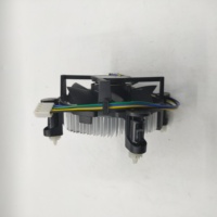 Intel Original LGA 775 1150 1155 1156 1151 1200 Refroidisseur de processeur d'ordinateur de jeu Dissipateur de chaleur à profil bas Dissipateur thermique de processeur avec ventilateur Pwm