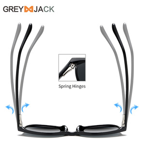 Gafas de sol polarizadas Gm, montura unisex Tr90, lentes Tac, protección Uv400, tipo 3, gafas de sol, montura transparente incolora - Product Image 3