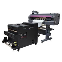 Impresora DTF de 600 mm para Transferencia de Calor en Tela para Camisetas, Impresora de Película PET con Tinta Blanca, Plotter DTF