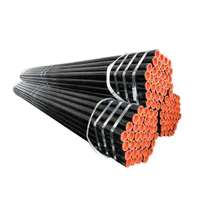 ASTM A53B API5L 5.8mts CARBON STEEL PIPES dia 12" thickness 6.35mm beveled end
