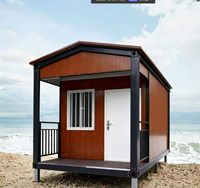 Maison conteneur modulaire détachable préfabriquée, abri portable pour chantier et logement temporaire