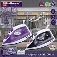 Fer à vapeur professionnel Hoffmans 1200W avec moteur en cuivre pur, filtre anti-calcaire, revêtement en téflon, prise UE, appareil de blanchisserie B2B