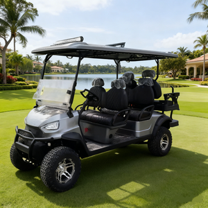 Voiturette de golf électrique neuve de Chine, 5-6 places, surélevée, batterie lithium 60V/70V, haute qualité, longue autonomie, quadricycle 4 roues - Product Image 1