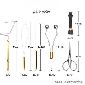 Ensemble d'outils <span class=keywords><strong>de</strong></span> montage <span class=keywords><strong>de</strong></span> mouches en acier inoxydable, enrouleur <span class=keywords><strong>de</strong></span> fil pour mouches, <span class=keywords><strong>enfileur</strong></span> <span class=keywords><strong>de</strong></span> bobine, accessoires <span class=keywords><strong>de</strong></span> fabrication <span class=keywords><strong>de</strong></span> leurres pour la pêche à la mouche - Product Image 3
