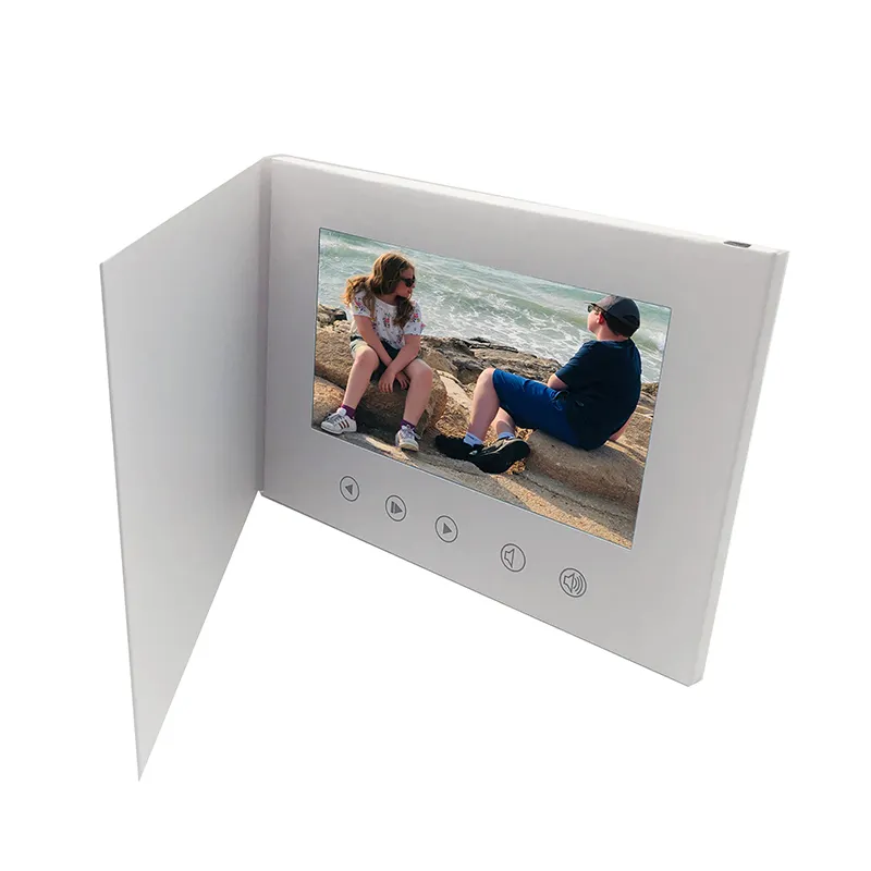 LCD screen video brochure card box components