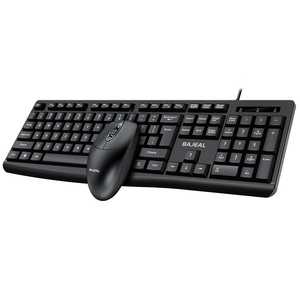 BAJEAL T650 Wired Keyboard and <b>Mouse</b> Combo USB Keypad Optical Corded <b>Mouse</b> Full-Size <b>Computer</b> Keyboard Compatible <b>FOR</b> PC Laptop - Product Image 5