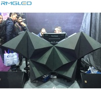 Boîte de nuit vidéo affichage Led lumière panneaux muraux Led piste de danse Led 3d cartographie Dj Booth