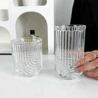2025 vente en gros nouveau verre à café Latte glacé américain Transparent en forme de U Vertical jus de fruits boire whisky tasses en verre
