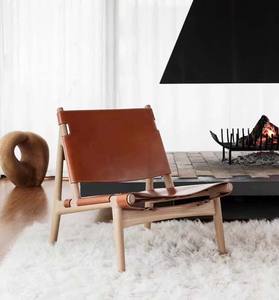 <span class=keywords><strong>Fauteuil</strong></span> en cuir dur artificiel au design contemporain français, cadre gris pour le salon, l'extérieur, l'hôtel et le parc. - Product Image 1