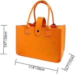 Sac fourre-tout réutilisable en feutre non tissé pour l'été, idéal pour les courses - Product Image 2