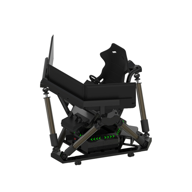Motion Racing Simulator with 6DOF Platform Electric Motors for Realistic Driving Feel
