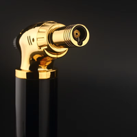 Briquet torche de soudage en plastique PP allumage direct coupe-vent 1000W cuisine barbecue extérieure durable