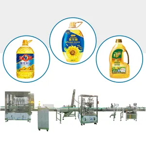 Plant Oil Eight Head Filling Gland Ring Coding And Labeling Line Small Volume Liquid Marker Filling Machine Line