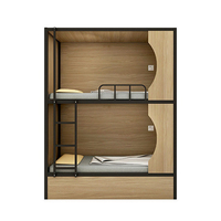 Lits mezzanine durables de taille simple et double en Offre Spéciale pour les hôtels et les auberges de jeunesse Lits superposés supérieurs et inférieurs