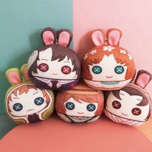 Customizable Creative PP Cotton Filling Anime Plush Keychains Customized Manjuu Toys for Gift - Product Image 5