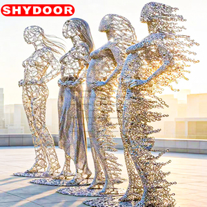 Sculpture personnalisée en acier inoxydable en forme <span class=keywords><strong>de</strong></span> spirale <span class=keywords><strong>de</strong></span> <span class=keywords><strong>vigne</strong></span>, statue métallique moderne abstraite <span class=keywords><strong>de</strong></span> grande taille pour l'extérieur, art <span class=keywords><strong>de</strong></span> jardin et <span class=keywords><strong>de</strong></span> pelouse - Product Image 1