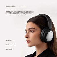 Casque sans fil Bluetooth 5.4 avec suppression active du bruit (ANC), haut-parleur 40 mm, batterie détachable, microphone intégré, conforme aux normes européennes 2027