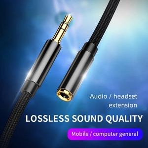 <strong>Headphone</strong> Extension 3.5mm <strong>Jack</strong> Male to Female for Audio Cord Cable - Product Image 5