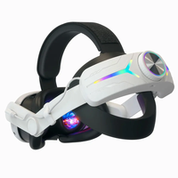 Sangle Elite de haute qualité pour accessoires Meta Oculus Quest 3/Quest3S avec batterie 8000 mAh écouteur RGB lumière VR serre-tête