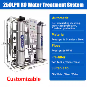 Système de traitement d'eau potable personnalisé pour usine de production d'eau RO, dispositif de production d'eau purifiée par osmose inverse - Product Image 1