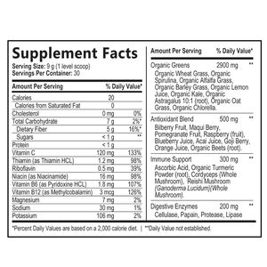 Polvere di Superfood Verde Biologico al Gusto di Fragola, il Migliore in Termini di Sapore, per Adulti e Donne in Gravidanza - Product Image 2
