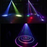 Lumière laser disco anime RGB à motif couleur pleine 2W avec contrôle DMX512, refroidissement par air, gradation pour fête et mariage