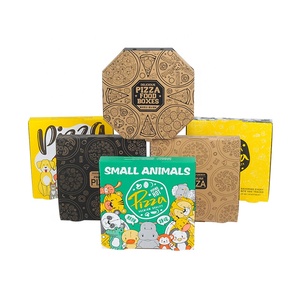 Boîte à <span class=keywords><strong>pizza</strong></span> de qualité alimentaire avec logo personnalisé <span class=keywords><strong>carton</strong></span> ondulé imprimé boîte alimentaire à emporter tailles personnalisées <span class=keywords><strong>carton</strong></span> à <span class=keywords><strong>pizza</strong></span> bon marché - Product Image 4