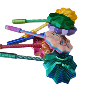 Modèle d'étoile sensorielle 3D imprimée en 3D, illusion visuelle, hexagone, spirale tourbillonnante, ornements anti-stress, cadeau de Noël - Product Image 5