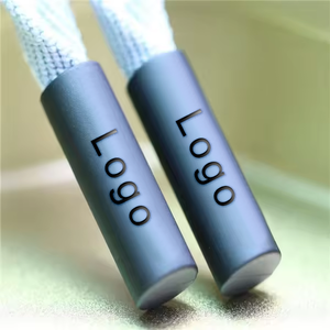 Nhà Máy Giá tùy chỉnh kim loại aglets Chất lượng cao khắc logo kim loại ren lời khuyên cho Hoodies chuỗi - Product Image 1