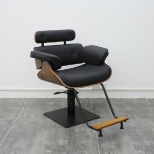 Silla de Barbero Hidráulica de Cuero <span class=keywords><strong>Utopia</strong></span>, Venta al Por Mayor de Fábrica, Duradera, con Rotación de 360 Grados <span class=keywords><strong>y</strong></span> Altura Ajustable para Barbería - Product Image 1