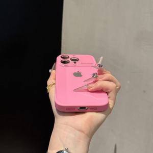 Nuovo Macaron ghiaccio grande custodia per telefono IPhone17promax 16pro caso 15 tinta unita 14 <span class=keywords><strong>coppia</strong></span> 13 con Logo Anti-goccia <span class=keywords><strong>Cover</strong></span> protettiva - Product Image 3