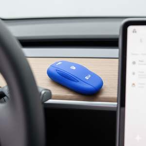 Housse de protection en silicone pour clé de voiture, coque de protection pour clé intelligente de modèle 3, modèle Y, modèle S, modèle X, accessoires pour télécommande - Product Image 2