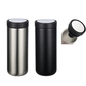 SilverJet Stainless Steel Tumbler 16oz Vacuum Insulated Double Wall <b>Coffee</b> Mug With Lid Keep Warm Cold For Office Car Home Gift - Product Image 1