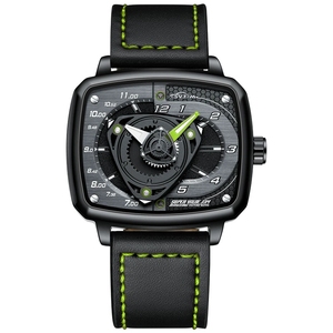 Nuevo Reloj Deportivo para Hombre con Diseño de Llanta de Auto, Resistente al Agua, de Cuarzo, con Borde Giratorio y Diseño Hueco, Reloj de Pulsera de Moda - Product Image 6