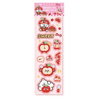Autocollants décoratifs pour téléphones et agendas, style Instagram, avec strass, en PET, de la marque Apple Many Gugu Card, fabriqués en Chine