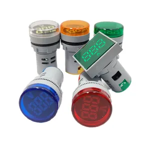 LEDミニデジタルディスプレイ電流および電圧計AD16-22DSVインジケーター信号光周波数計デジタルAC機器