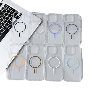 Bán Buôn Sang Trọng Pha Lê Rõ Ràng Từ Trường Hợp Điện Thoại Bìa Cho <span class=keywords><strong>Iphone</strong></span> 12 13 14 15 16 17 Pro Max Điện Thoại Di Động Phụ Kiện - Product Image 6