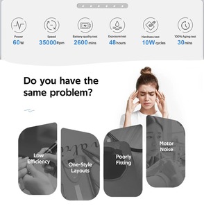 Perceuse à ongles électrique 35000 tr/min, <span class=keywords><strong>ponceuse</strong></span> à ongles rechargeable 60W, perceuse à ongles <span class=keywords><strong>professionnelle</strong></span> puissante sans balais, meilleur outil - Product Image 3