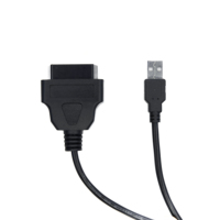 Cable de Alimentación USB a OBD2 de 16 Pines, 1M, Adaptador OBDII J1962 para Rastreador GPS de Auto, Cámara para Tablero, Laptop, Cable de Extensión de Diagnóstico