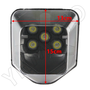 YHMOTO <b>LED</b> Headlight Scheinwerfer for Husqvarna FE TE 701 250I 300I 450 501 Supermoto Dirt Bike Fairing Headlamp - Product Image 6