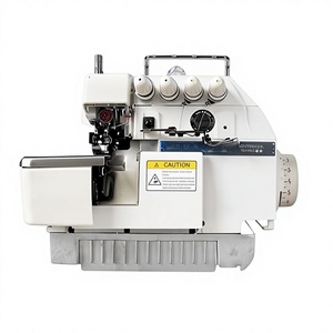 Machine à surjeter industrielle entièrement automatique à 3/4/5 fils, machine à surjeter à lit plat - Product Image 1