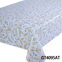 Rouleaux de nappe en plastique de feuille de PVC d'or et d'argent de paillettes brillantes de décoration de ménage