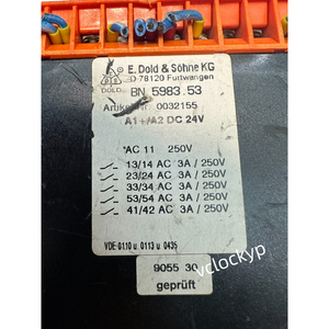 Relé de Seguridad Dold Sohne BN 5983.53 Usado - Product Image 2