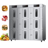 99-lades grote commerciële voedseldroger voor fruit & groenten, 110V/220V, roestvrij staal, rechtstreekse fabrieksverkoop