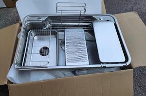 <span class=keywords><strong>Évier</strong></span> de cuisine intelligent populaire, grand <span class=keywords><strong>évier</strong></span> simple de <span class=keywords><strong>80</strong></span> litres, SUS304, multifonctionnel, design japonais et coréen avec accessoires - Product Image 3